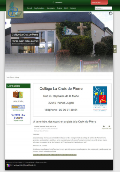Collège La Croix de Pierre (Plénée-Jugon, 22)
